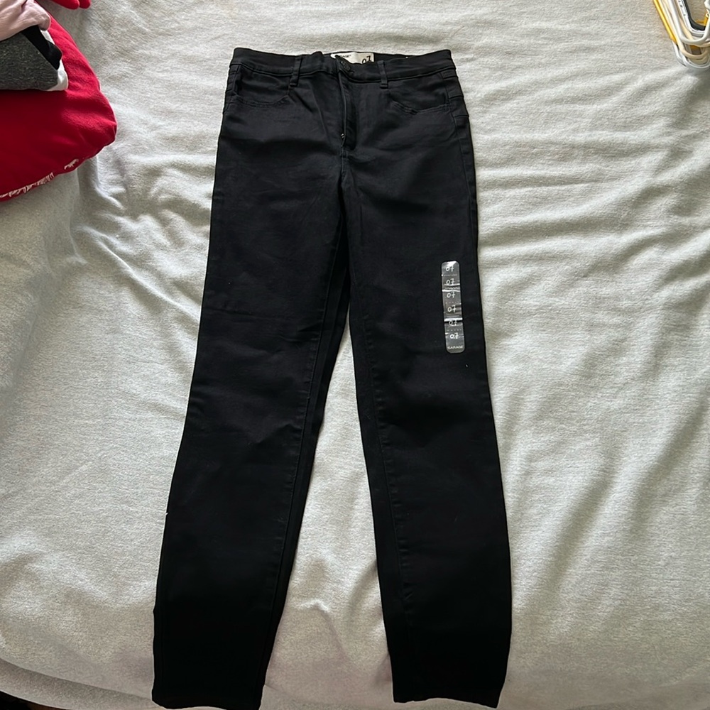 Garage Ultra High Rise Jegging Size 7 Black